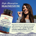Digestione del citrato di magnesio Capsule di magnesio
